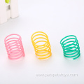 Plastic Spring Toys Pet Grinding Claws Toys